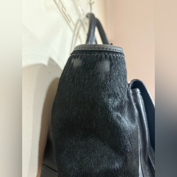 Coach 2012 Limited Edition Black Legacy Madison Candace Calf Hair Leather Bag - Picture 9 of 16